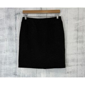 J. JILL Ponte Pencil Skirt Women's XS-30"w Charcoal Gray Pull On Stretch Career